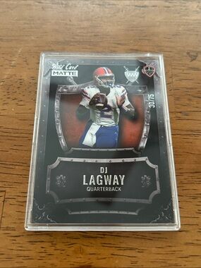DJ Lagway Florida Gators Quarterback Matte Football Card - Numbered /75